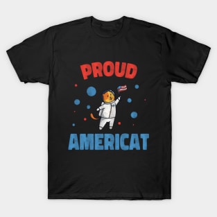 Proud Americat - 4th Of July T-Shirt